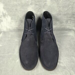 Thursday Everyday Boot Men's Scout Chukka Suede Blue Boots Size 11 USA Made